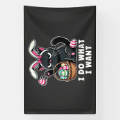 ich mache was ich will Ostern Katze Banner (Vertikal)