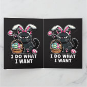 ich mache was ich will Ostern Katze Karte (Innenseite)