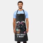 ich mache was ich will Ostern Katze Schürze (Getragen)