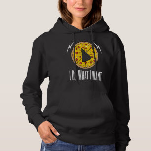 Ich mache was ich will Pizza Gör  Meme Mittlere Sc Hoodie
