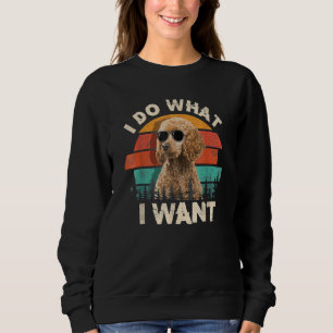 Ich mache was ich will Standard Pudel Vintage Re Sweatshirt