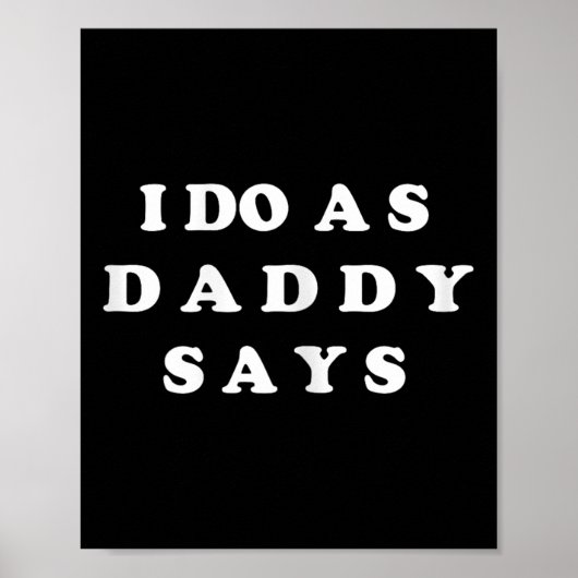 Ich mache, was Papa sagt Poster (Vorne)