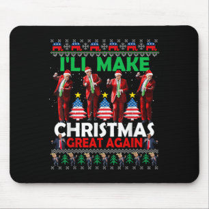 Ich mache Weihnachten wieder großartig Santa Trump Mousepad