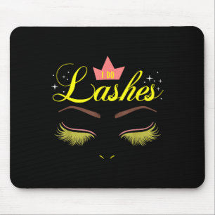 Ich mache Wimpern Wimpernkünstlerin Mousepad