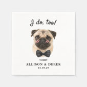 Ich mache zu Haustiername Vorlage Katzen Foto Hoch Serviette (Vorderseite)