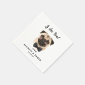 Ich mache zu Haustiername Vorlage Katzen Foto Hoch Serviette (Ecke)