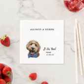 Ich mache zu Niedliche Template Cat Dog Foto Hochz Serviette (Beispiel)