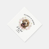 Ich mache zu Niedliche Template Cat Dog Foto Hochz Serviette (Ecke)