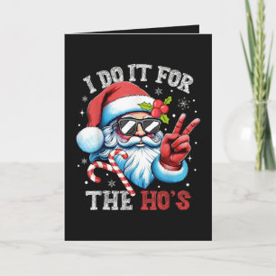 Ich mach's für die Huren Lustiger Weihnachtsmann S Feiertagskarte