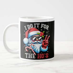 Ich mach's für die Hütten Lustiger Weihnachts-Sant Jumbo-Tasse