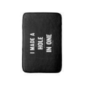 Ich machte ein Loch in One, Funny Golf Vaters & Sp Badematte (Vorderseite Vertikal)