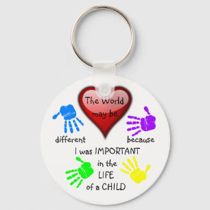 Ich machte ein Unterschied ~ Keychain.1 Schlüsselanhänger