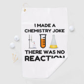 Ich machte einen Chemie-Joke Golfhandtuch (Insitu)