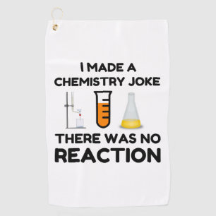 Ich machte einen Chemie-Joke Golfhandtuch