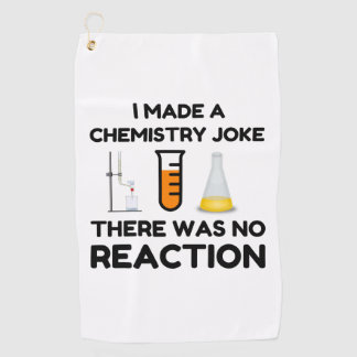 Ich machte einen Chemie-Joke Golfhandtuch