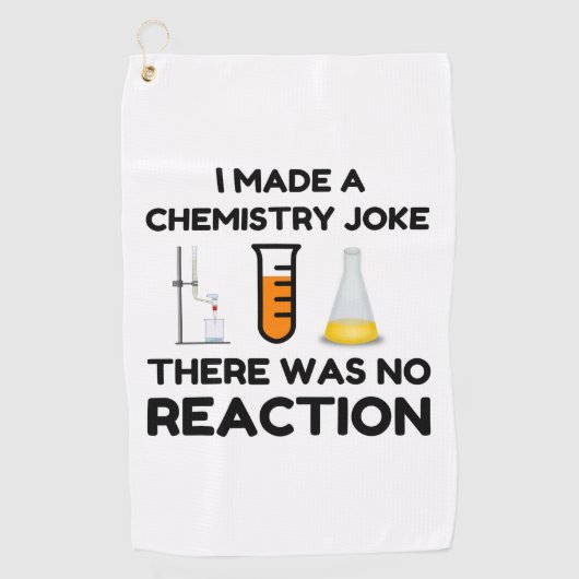 Ich machte einen Chemie-Joke Golfhandtuch (Vorderseite)