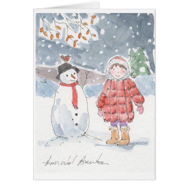 Ich machte einen Schneemann! (Vorne)