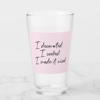 Ich machte es nette Hausfrauen von NY RHONY Glas