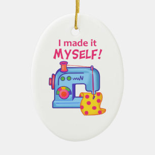 ICH MACHTE ES SELBST KERAMIK ORNAMENT