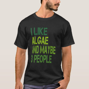 Ich mag Algen und vielleicht 3 Leute Vintage-Phyco T-Shirt