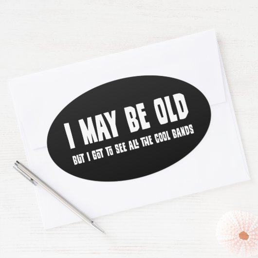 Ich mag alt sein, aber... Aufkleber (Umschlag)