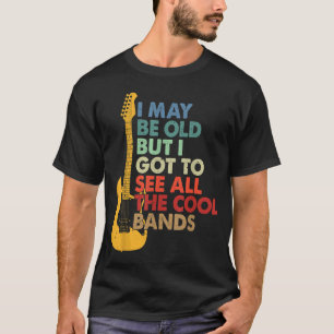 Ich mag alte Hemd Gitarrenliebhaber Gitarrespieler T-Shirt