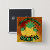 Ich mag Ananas einfach... Button (Vorne & Hinten)