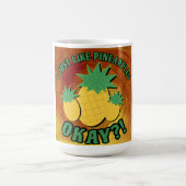 Ich mag Ananas einfach... Kaffeetasse (Mittel)
