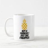 Ich mag Ananas nicht Kaffeetasse (Links)