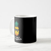 Ich mag Ananas Niedlichen Ananas Sommer Kaffeetasse (Vorderseite Links)