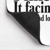 Ich mag Arbeit es Facinates ich, den ich sitzen Mousepad (Ecke)