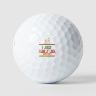 Ich mag Architekten Golfball