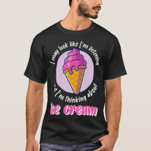 Ich mag aussehen, als höre ich, dass ich über Eis T-Shirt