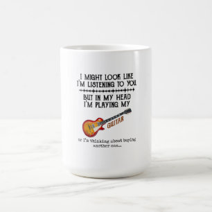 Ich mag aussehen, als höre ich dich, aber in meine kaffeetasse