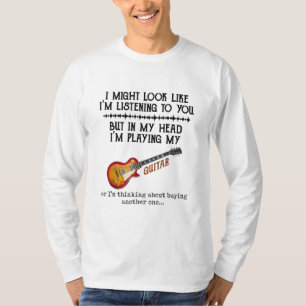 Ich mag aussehen, als höre ich dich, aber in meine T-Shirt