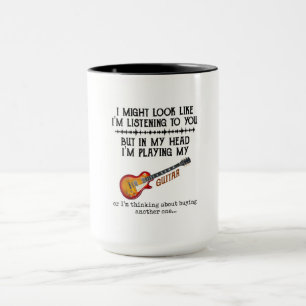 Ich mag aussehen, als höre ich dich, aber in meine tasse