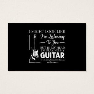 Ich mag aussehen, als höre ich dir Musik-Gitarre