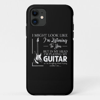 Ich mag aussehen, als höre ich dir Musik-Gitarre Case-Mate iPhone Hülle