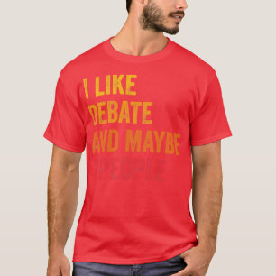 Ich mag Aussprache vielleicht 3 Personen T-Shirt