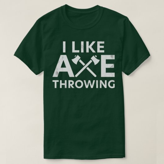 Ich mag Ax Throwing Classic TShirt (Design vorne)