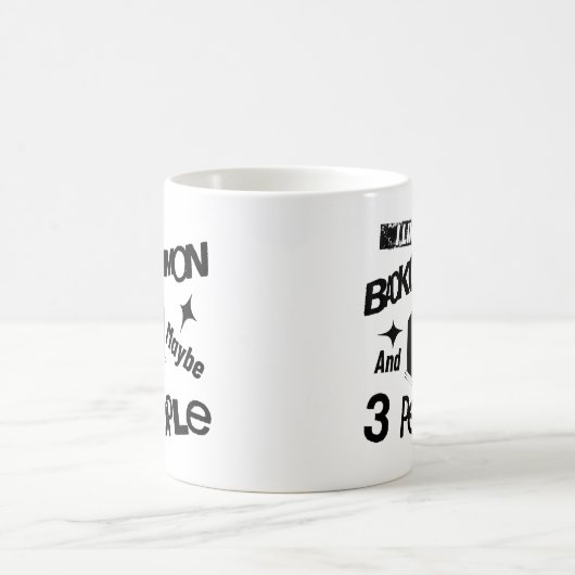 Ich mag Backgammon und vielleicht 3 Leute lustige Kaffeetasse (Mittel)