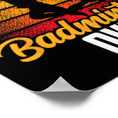 Ich mag Badminton Ok Match Team Player Poster (Ecke)