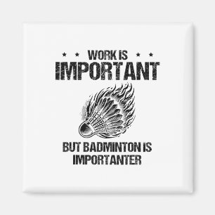 Ich mag Badminton Player Shuttle wirklich Magnet