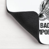 Ich mag Badminton Player Shuttle wirklich Mousepad (Ecke)