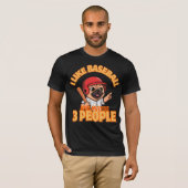 Ich mag Baseball T-Shirt (Vorne ganz)