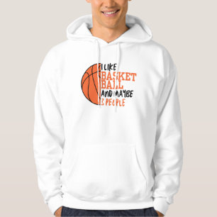 Ich mag Basketball und vielleicht 3 Leute Hoodie