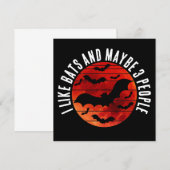 ICH MAG BATTE UND VIELLEICHT 3 PERSONEN EINLADUNG (Vorne/Hinten)