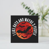 ICH MAG BATTE UND VIELLEICHT 3 PERSONEN EINLADUNG (Stehend Vorderseite)