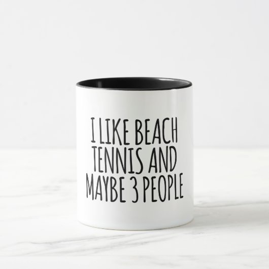 Ich mag Beach Tennis und vielleicht 3 Leute Tasse (Zentrum)