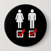 Ich mag beide - button (Vorderseite)